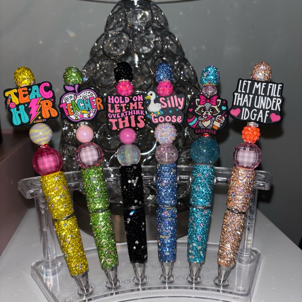 Handmade Rhinestone Beaded Pen *Pick 1*